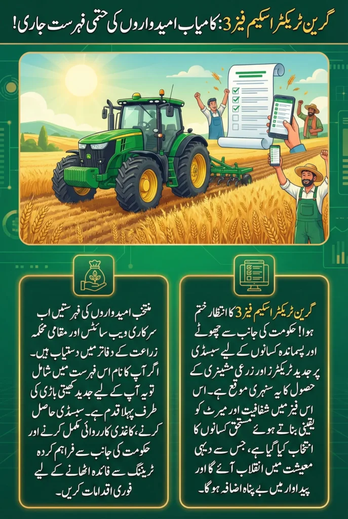 Green Tractor Scheme Phase 3 Selected Candidates List